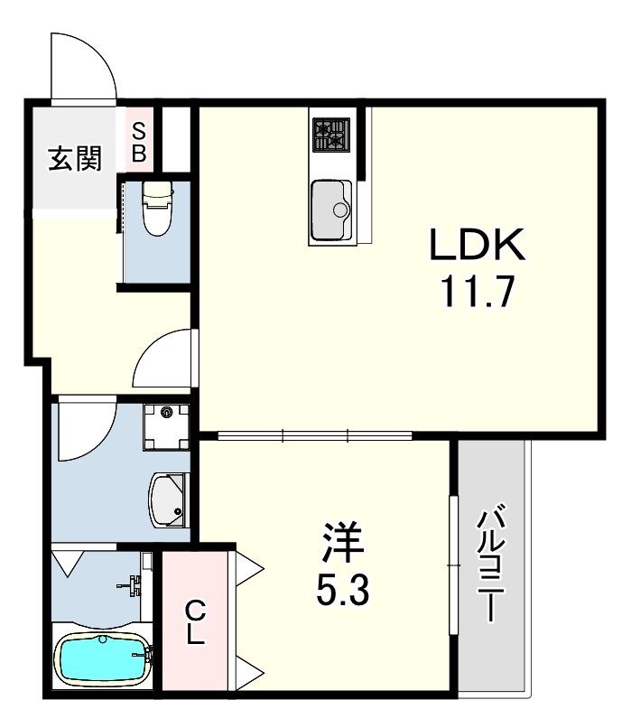 近くのローソン 大久保インター南店まで367m（徒歩5分）