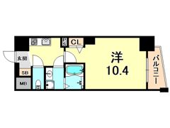 ヴィレッタEBISU東の間取り画像