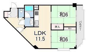 クレドール垂水2の間取り画像