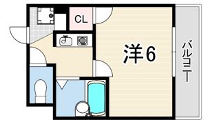 ステラハウス43の間取り画像