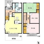 パルティーダ B棟の間取り画像