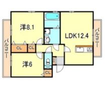 グランドアトリオ神戸西 C棟の間取り画像