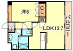 WEST HILLS 弐番館の間取り画像