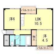 福田ハイツの間取り画像