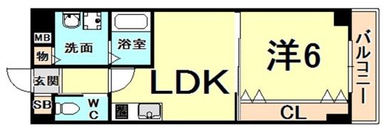 甲東園さくらいマンションの間取り画像