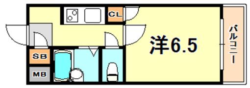 サンスイート神戸の間取り画像