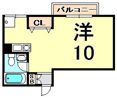 メゾンくぼたの間取り画像