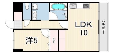ライオンズマンション芦屋西蔵町の間取り画像