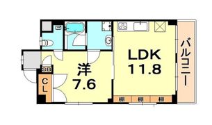 エスポアール甲南山手の間取り画像