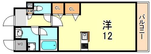 シエルオカモトの間取り画像