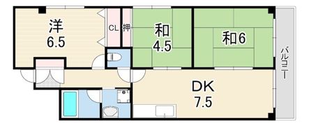 ベルトピア西明石7の間取り画像