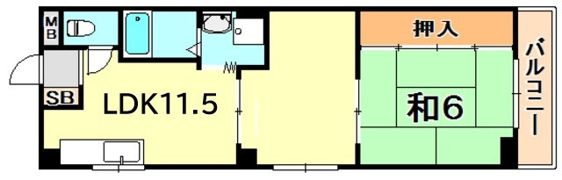 サンシャインAの間取り画像
