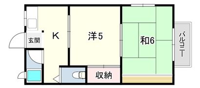 ハイツあこやの間取り画像