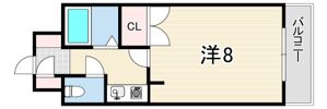 エスポワール大津和の間取り画像