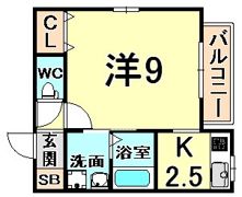メゾン コンフォルトの間取り画像