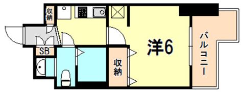 エステムコート神戸ハーバーランド前6ピクシスの間取り画像