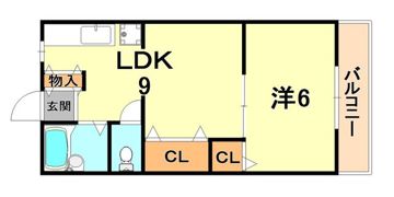 シャトールナの間取り画像