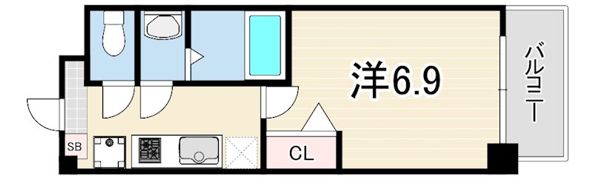 アドバンス神戸レイソレの間取り画像