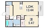 メリヤス城が山の間取り画像