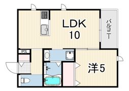 リュネ甲子園の間取り画像