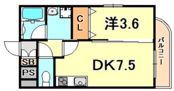 レゾナンス芦屋の間取り画像