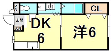 ハイム錦の間取り画像