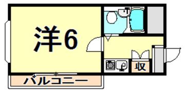 リバーサイドハイツの間取り画像