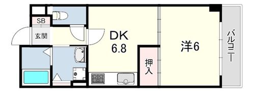 グレイス西宮の間取り画像