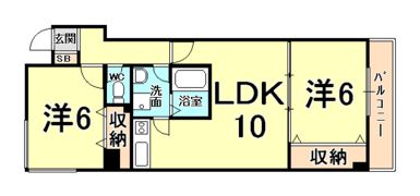 エスポワール若草2の間取り画像