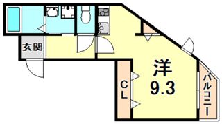 ダイワール甲東園の間取り画像