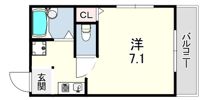 ヴィオス多聞の間取り画像