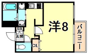 レジディア甲東園の間取り画像