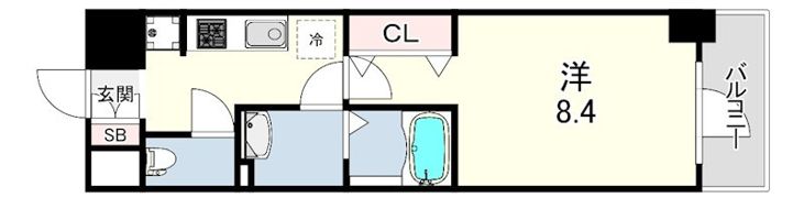 レシオス神戸クラルスの間取り画像