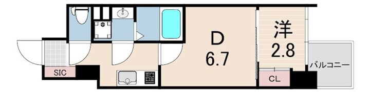 セレニテ神戸ミラクの間取り画像