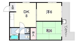 サンフローレ千代ヶ丘の間取り画像