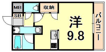 エルスタンザ伊丹の間取り画像