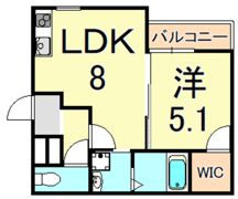 フジパレス立花水堂町の間取り画像