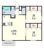 VANTAGE塚口1の間取り画像