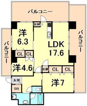ブライトロード西宮の間取り画像