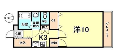 SQUARE COURTの間取り画像