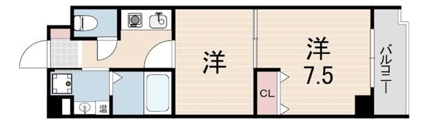 トーシンクレール塚口の間取り画像