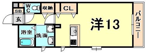 DAIKENN武庫之荘 ポルタの間取り画像