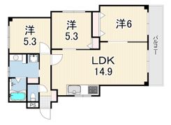 クレストヒル芦屋の間取り画像