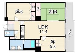 ファインビュー西宮の間取り画像