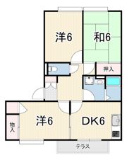 メナジュ夢M棟の間取り画像