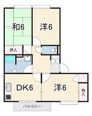 メナジュ夢M棟の間取り画像