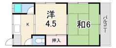 カーサ山手の間取り画像