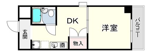 ビューライフ六甲の間取り画像