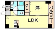 CITY SPIRE新神戸の間取り画像