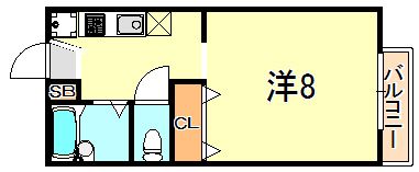 セジュール今寺の間取り画像